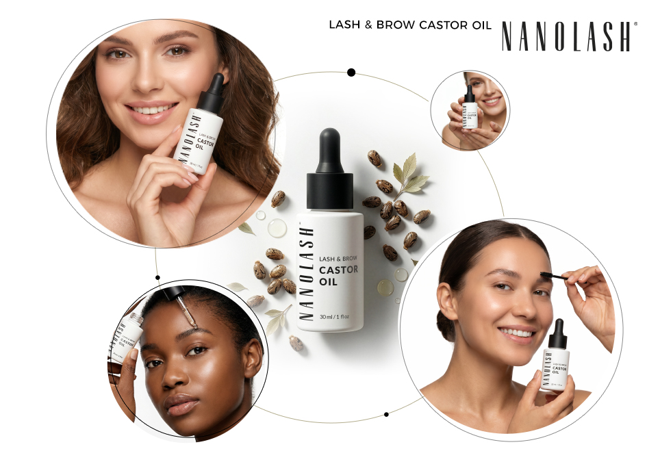 nanolash aceite de ricino en las cejas